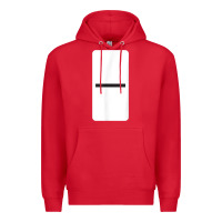 Red Double Blank Dominoes Halloween Costume Domino Game Premium Hoodie - minhPixels