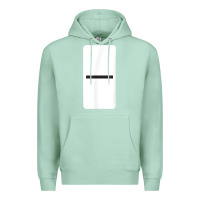 Seafoam Double Blank Dominoes Halloween Costume Domino Game Premium Hoodie - minhPixels