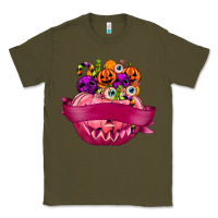 Army Green Personalized Girl Halloween Candy Classic Tee - texasbilliewilder