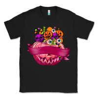 Black Personalized Girl Halloween Candy Classic Tee - texasbilliewilder