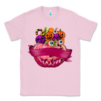 Bubblegum Pink Personalized Girl Halloween Candy Classic Tee - texasbilliewilder