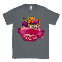 Charcoal Heather Personalized Girl Halloween Candy Classic Tee - texasbilliewilder