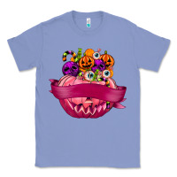 Colony Blue Personalized Girl Halloween Candy Classic Tee - texasbilliewilder