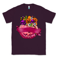 Plum Personalized Girl Halloween Candy Classic Tee - texasbilliewilder