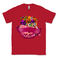 Red Personalized Girl Halloween Candy Classic Tee - texasbilliewilder