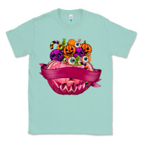 Seafoam Personalized Girl Halloween Candy Classic Tee - texasbilliewilder
