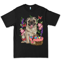 Black Easter pug Premium Tee - RanaPortraitStore