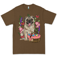 Cacao Easter pug Premium Tee - RanaPortraitStore
