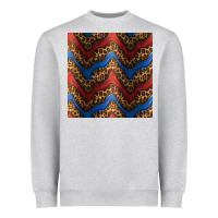 Leopard 4th Of July Seamless Pattern Heavyweight Sweatshirt | Teevron