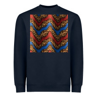 Navy leopard 4th of july seamless pattern Heavyweight Sweatshirt - BundleAndBundleShop