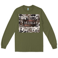 Army Green mama cowhide cowgirl Long Sleeve Tee - CowGirlArtShop