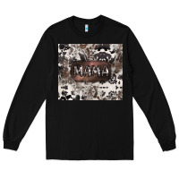 Black mama cowhide cowgirl Long Sleeve Tee - CowGirlArtShop