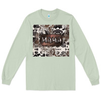 Matcha mama cowhide cowgirl Long Sleeve Tee - CowGirlArtShop