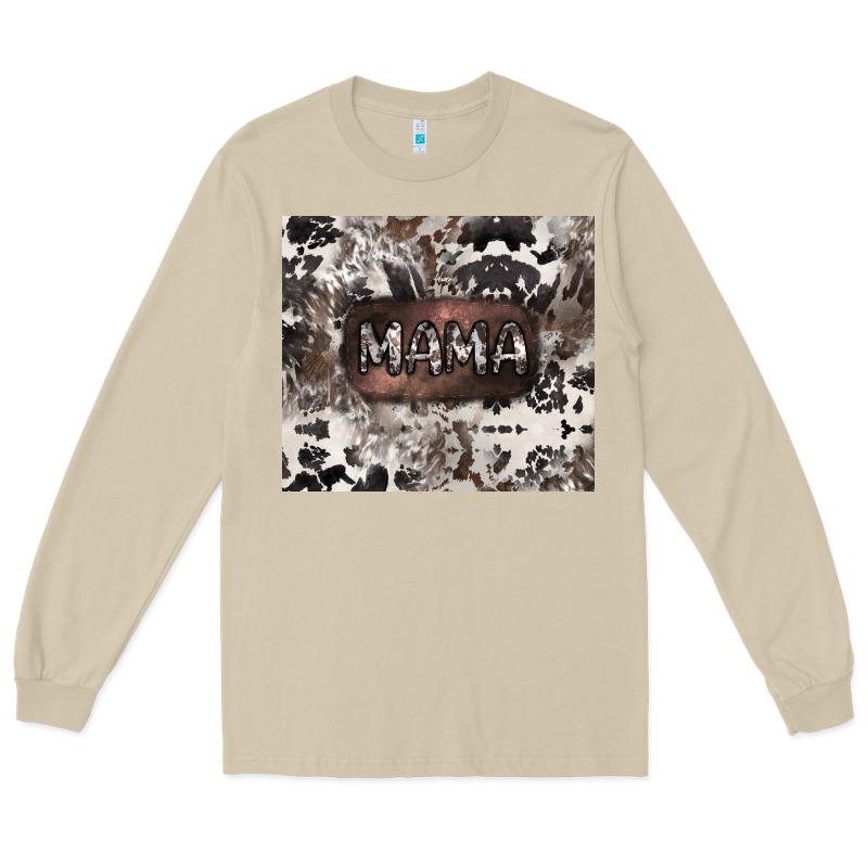 Mama Cowhide Cowgirl Long Sleeve Tee by CowGirlArtShop | Teevron