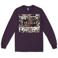 Plum mama cowhide cowgirl Long Sleeve Tee - CowGirlArtShop