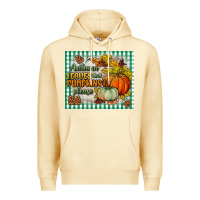 Pina Colada autumn leaves and pumpkins please mouse pad Premium Hoodie - BundleAndBundleShop