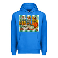 True Royal autumn leaves and pumpkins please mouse pad Premium Hoodie - BundleAndBundleShop