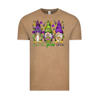 Vintage Coffee Mardi Gras crew with gnomies Vintage Tee - HowdyJamesFarm