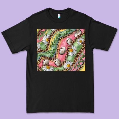 Easter Quail Egg And Daisy Premium Tee Designed By Ranaportraitstore