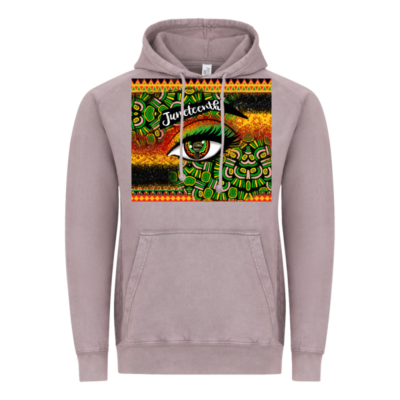 Juneteenth Eyelash Vintage Hoodie by CowGirlArtShop | Teevron