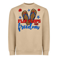 Flip Flops And Freedom Heavyweight Sweatshirt | Teevron