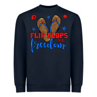Navy flip flops and freedom Heavyweight Sweatshirt - BundleAndBundleShop
