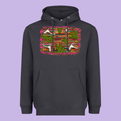 Cinco De Mayo Bullskull And Cactus Heavyweight Hoodie Designed By Artiststas