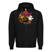 Black halloween Zipper Hoodie - SublimationCraftShop