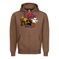 Chestnut halloween Zipper Hoodie - SublimationCraftShop