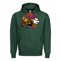 Sports Green halloween Zipper Hoodie - SublimationCraftShop