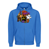 True Royal halloween Zipper Hoodie - SublimationCraftShop