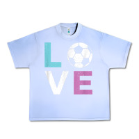 Grape Ice Soccer Gift for Girls Women I Love Soccer Vintage Urban Heavy Tee - minhPixels