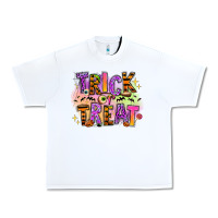 White Trick or treat Urban Heavy Tee - RanaPortraitStore