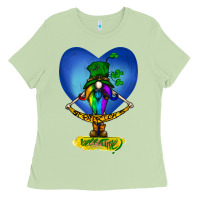 Matcha St Patricks Day Gnome Ladies Tee - Bettercallsaul