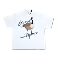 White Canadian Goose Whisperer Shirt Funny Cute Bird Hunter Gift 2 Urban Heavy Tee - minhPixels