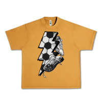 Peanut Butter Lightning bolt Soccer Urban Heavy Tee - HowdyJamesFarm