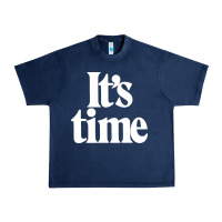 Navy its time Urban Heavy Tee - minhPixels