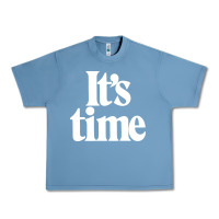 Pebble Blue its time Urban Heavy Tee - minhPixels