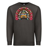 Smoke school bus leopard cowhide rainbow Premium Sweatshirt - Artiststas