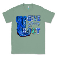 Sage give cancer the boot colon cancer blue ribbon nca Classic Tee - NancyCooperArtShop