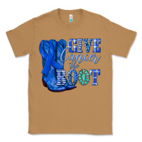 Toasted Coconut give cancer the boot colon cancer blue ribbon nca Classic Tee - NancyCooperArtShop