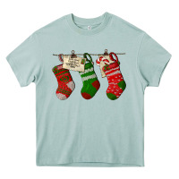 Arona Christmas Socks With Santa Letter Heavy Core Tee - LillyAllenDesigns