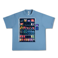 Pebble Blue Funny Costumes for Halloween Vending Machine Silvester Urban Heavy Tee - minhPixels