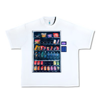 White Funny Costumes for Halloween Vending Machine Silvester Urban Heavy Tee - minhPixels