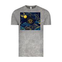 Cloud Rock evil eye moon Vintage Tee - TumblerDesignByShophia