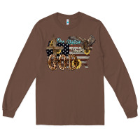 Chestnut One nation under god 4th of july Long Sleeve Tee - HowdyJamesFarm