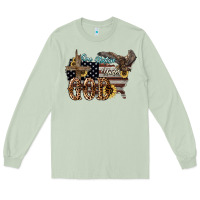 Matcha One nation under god 4th of july Long Sleeve Tee - HowdyJamesFarm
