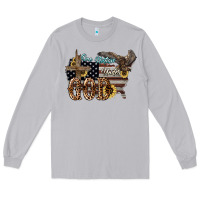 Moon Dust One nation under god 4th of july Long Sleeve Tee - HowdyJamesFarm