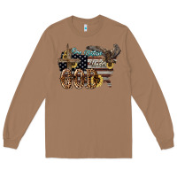 Toasted Coconut One nation under god 4th of july Long Sleeve Tee - HowdyJamesFarm