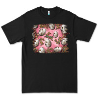 Black Easter Quail Eggs And Leopard Bunny Premium Tee - RanaPortraitStore